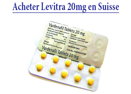 Acheter Levitra 20mg en Suisse
